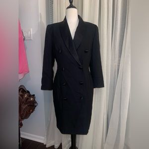 Gorgeous vintage Liz Claiborne tuxedo dress